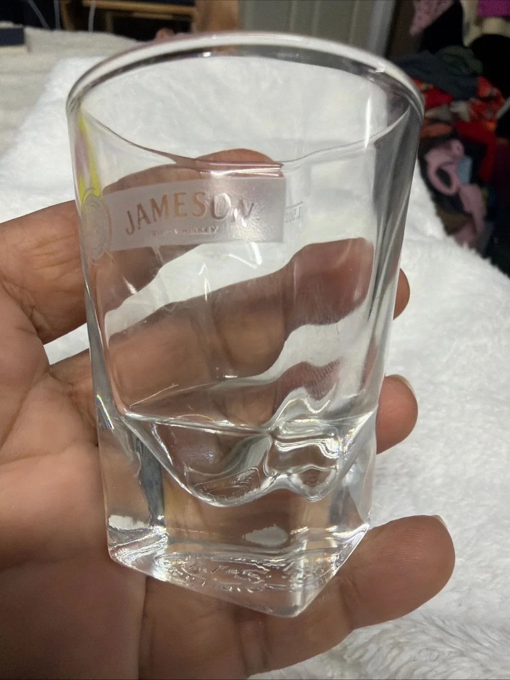 Jameson embossed 1.5 o Embossed Clear Shot Glass - Branded